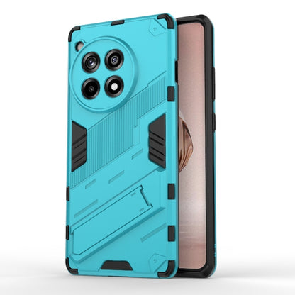 For OnePlus Ace 3 5G Punk Armor 2 in 1 PC + TPU Phone Case with Holder(Blue) - OnePlus Cases by PMC Jewellery | Online Shopping South Africa | PMC Jewellery | Buy Now Pay Later Mobicred