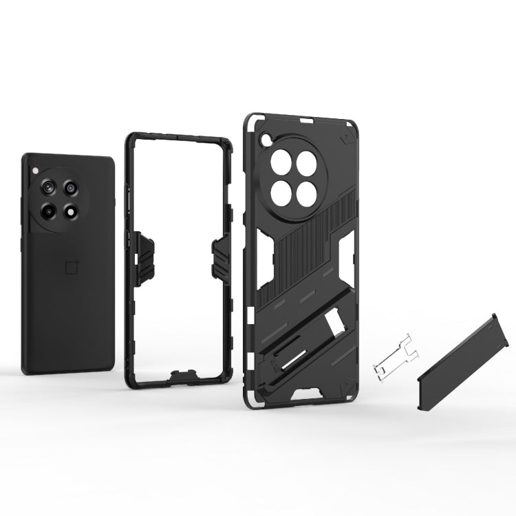 For OnePlus Ace 3 5G Punk Armor 2 in 1 PC + TPU Phone Case with Holder(Blue) - OnePlus Cases by PMC TechLife | Online Shopping South Africa | PMC TechLife | Buy Now Pay Later Mobicred