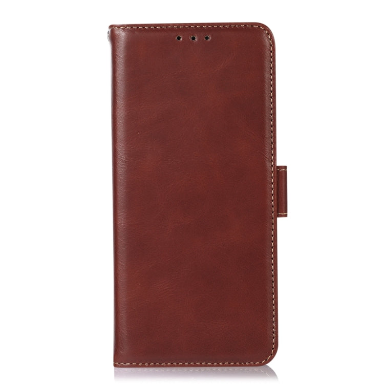 For iPhone 16 Pro Max Crazy Horse Top Layer Cowhide Leather Phone Case(Brown) - iPhone 16 Pro Max Cases by PMC Jewellery | Online Shopping South Africa | PMC Jewellery | Buy Now Pay Later Mobicred