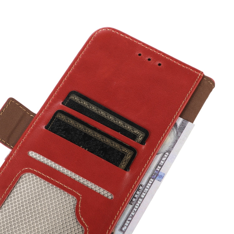 For iPhone 16 Crazy Horse Top Layer Cowhide Leather Phone Case(Red) - iPhone 16 Cases by PMC Jewellery | Online Shopping South Africa | PMC Jewellery | Buy Now Pay Later Mobicred