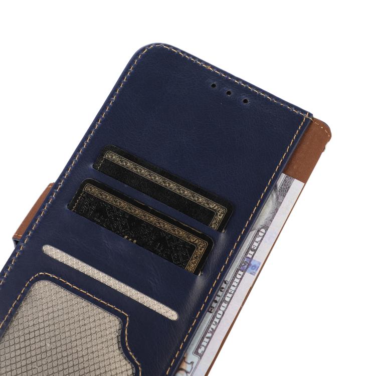 For iPhone 17 Pro Max Crazy Horse Top Layer Cowhide Leather Phone Case(Blue) - free shipping - PMc TechLife - Order now!