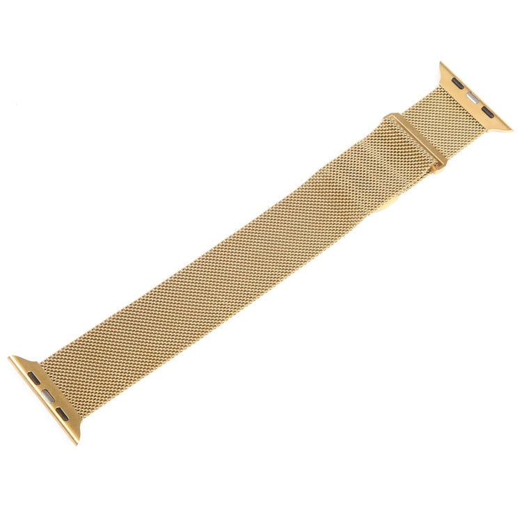 For Apple Watch Ultra 2 49mm Milanese Metal Magnetic Watch Band(Gold) - Watch Bands by PMC Jewellery | Online Shopping South Africa | PMC Jewellery