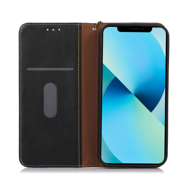 For iPhone 16 Pro KHAZNEH Nappa Top Layer Cowhide Leather Phone Case(Black) - iPhone 16 Pro Cases by PMC TechLife | Online Shopping South Africa | PMC TechLife | Buy Now Pay Later Mobicred