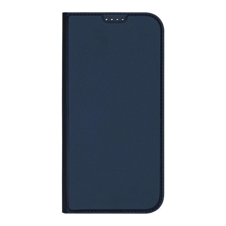 For iPhone 16 Pro Max DUX DUCIS Skin Pro Series Flip Leather Phone Case(Blue) - iPhone 16 Pro Max Cases by DUX DUCIS | Online Shopping South Africa | PMC Jewellery | Buy Now Pay Later Mobicred