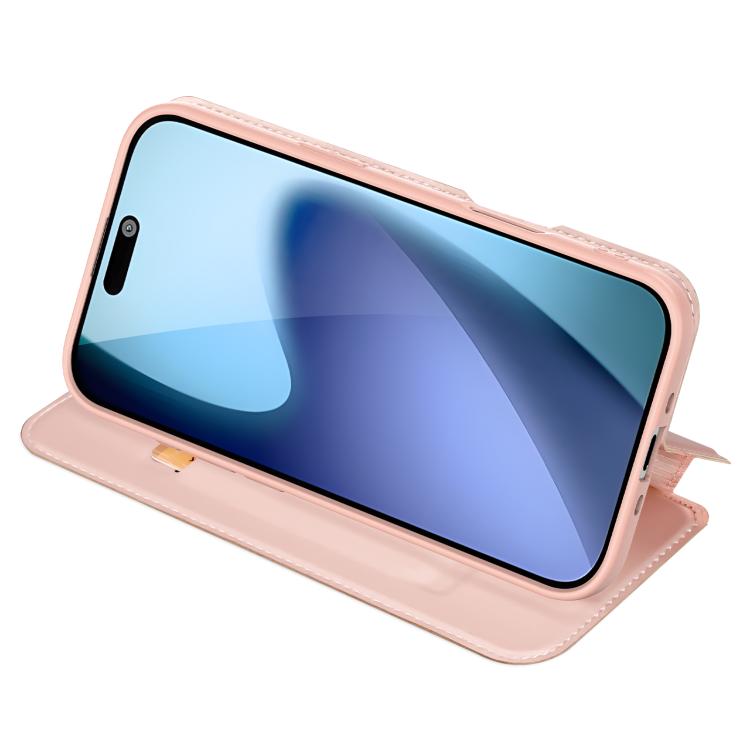 For iPhone 17 Air DUX DUCIS Skin Pro Series Flip Leather Phone Case(Rose Gold) - iPhone 17 Air Cases by DUX DUCIS | Online Shopping South Africa | PMC TechLife | Buy Now Pay Later Mobicred
