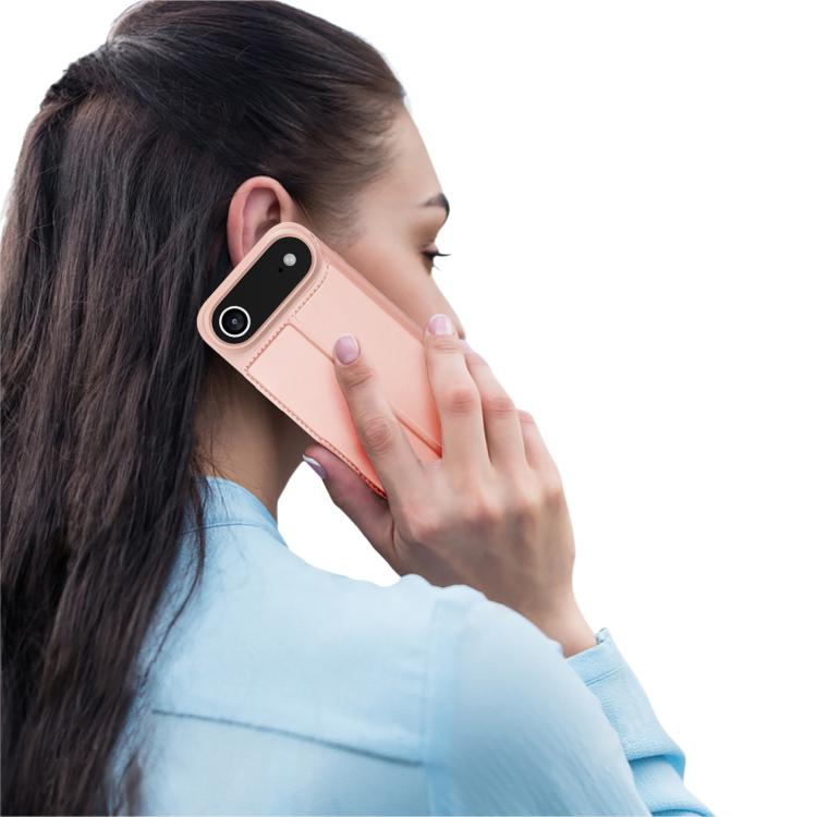 For iPhone 17 Air DUX DUCIS Skin Pro Series Flip Leather Phone Case(Rose Gold) - iPhone 17 Air Cases by DUX DUCIS | Online Shopping South Africa | PMC TechLife | Buy Now Pay Later Mobicred