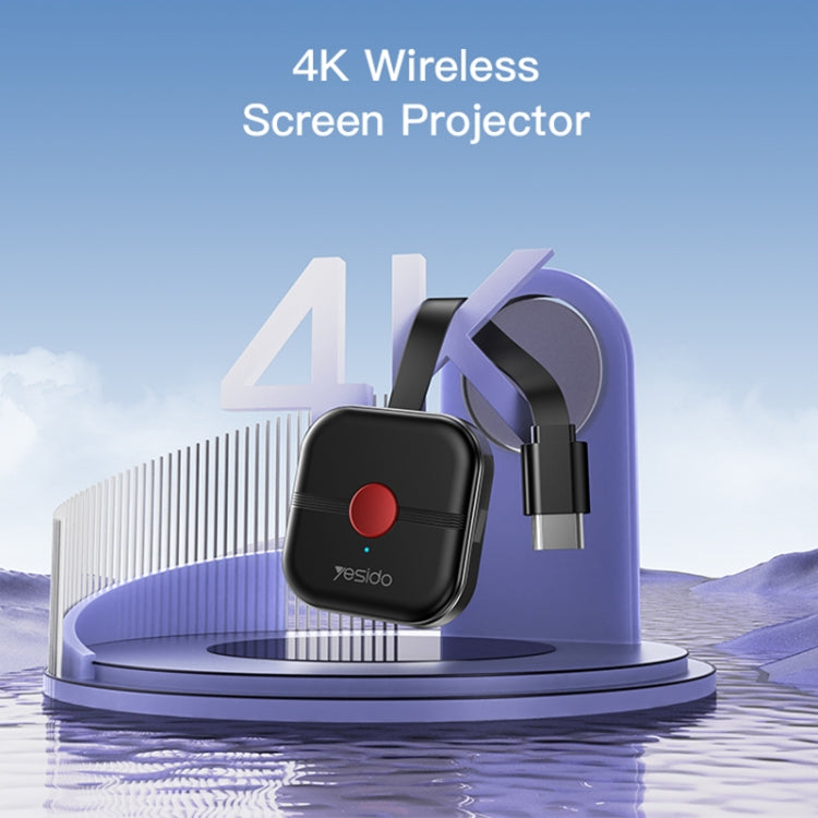 Yesido TV10 HD Wireless Screen Display Receiver, Specification:5G+4K(Black) - free shipping - PMC TechLife - Order now!