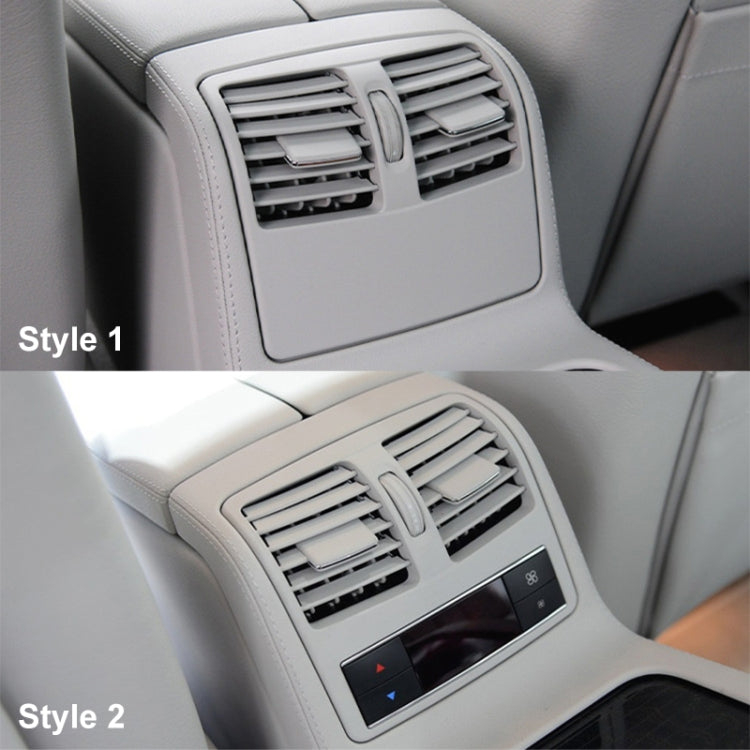 For Mercedes-Benz CLS W218 Car Rear Air Conditioner Air Outlet Panel 21883003547M91, Style:Standard Version(Grey White) - Air Conditioning System by imak | Online Shopping South Africa | PMC Jewellery | Buy Now Pay Later Mobicred