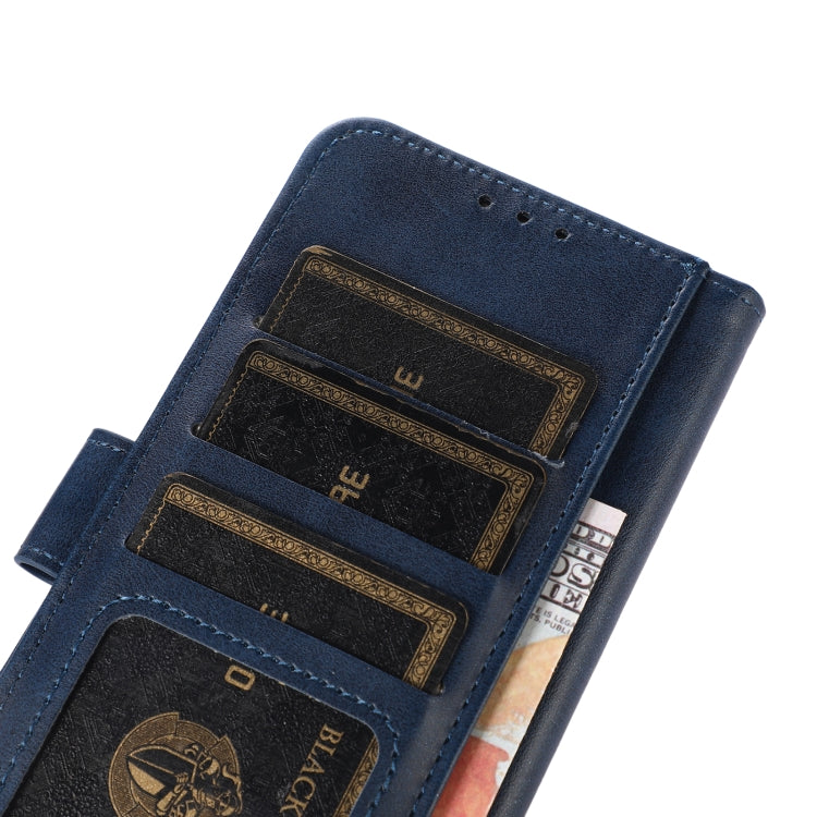 For iPhone 16 Pro Cow Texture Leather Phone Case(Blue) - iPhone 16 Pro Cases by PMC TechLife | Online Shopping South Africa | PMC TechLife | Buy Now Pay Later Mobicred