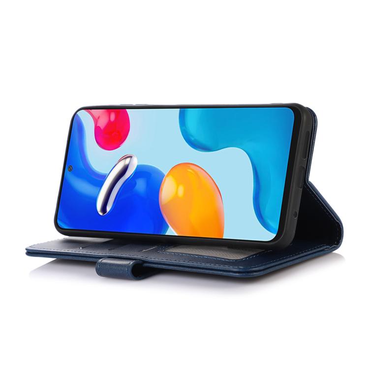 For iPhone 16e Cow Texture Leather Phone Case(Blue) - iPhone 16e Cases by PMC TechLife | Online Shopping South Africa | PMC TechLife | Buy Now Pay Later Mobicred