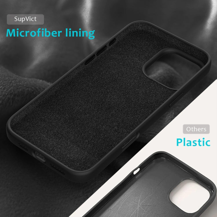 For iPhone 16 Pro Solid Color Silicone Phone Case(Black) - More iPhone Cases by PMC Jewellery | Online Shopping South Africa | PMC Jewellery | Buy Now Pay Later Mobicred