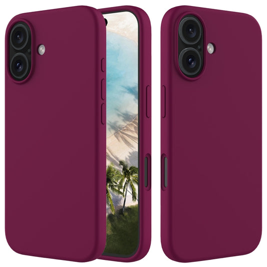 For iPhone 16 Plus Solid Color Silicone Phone Case(Violet) - More iPhone Cases by PMC Jewellery | Online Shopping South Africa | PMC Jewellery | Buy Now Pay Later Mobicred