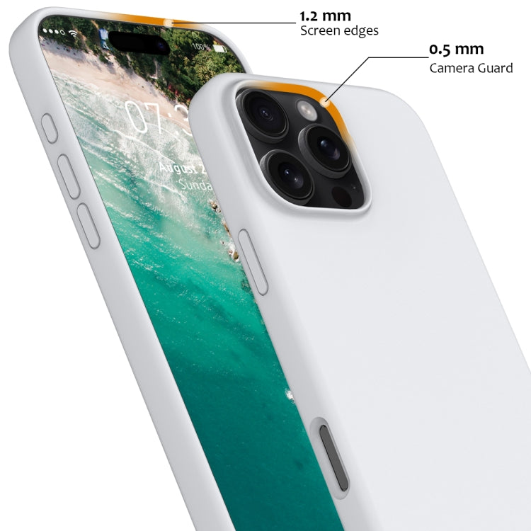 For iPhone 16 Pro Max Shockproof Silicone Magsafe Phone Case(White) - iPhone 16 Pro Max Cases by PMC Jewellery | Online Shopping South Africa | PMC Jewellery | Buy Now Pay Later Mobicred