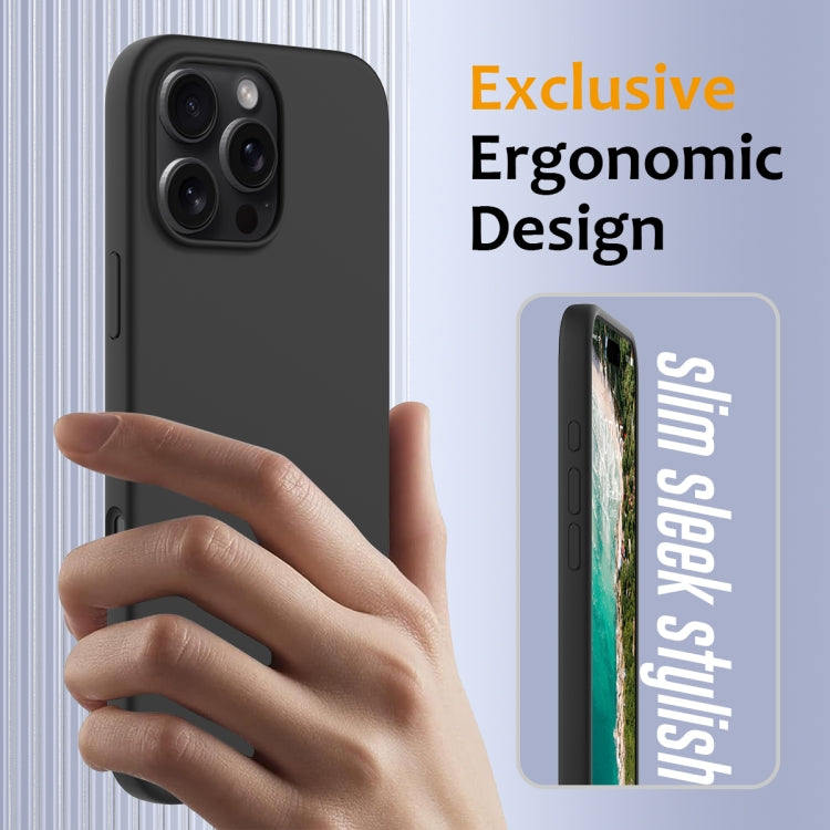 For iPhone 16 Pro Max Shockproof Silicone Magsafe Phone Case(Black) - iPhone 16 Pro Max Cases by PMC TechLife | Online Shopping South Africa | PMC TechLife | Buy Now Pay Later Mobicred