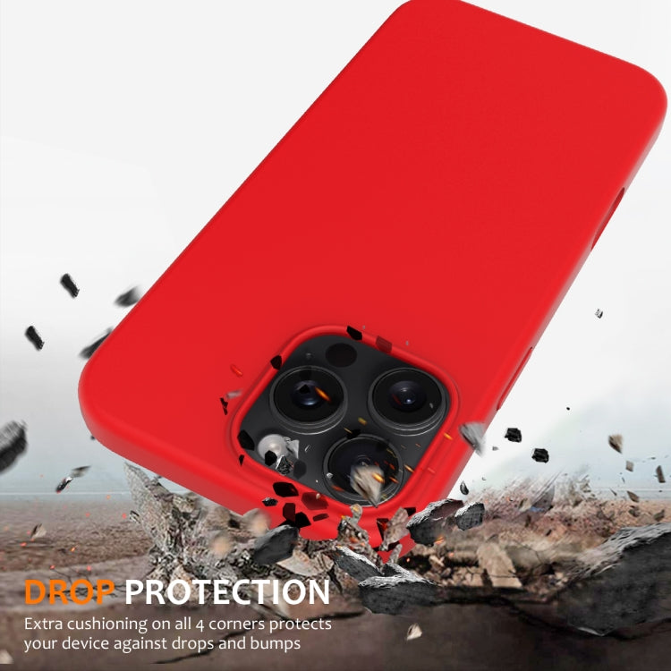 For iPhone 16 Pro Shockproof Silicone Magsafe Phone Case(Red) - iPhone 16 Pro Cases by PMC TechLife | Online Shopping South Africa | PMC TechLife | Buy Now Pay Later Mobicred