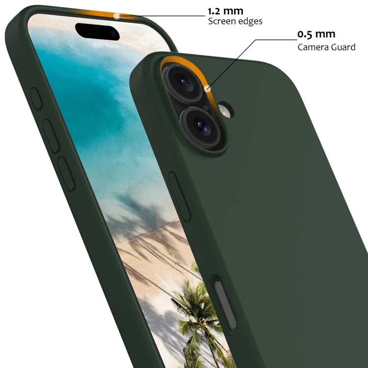 For iPhone 16 Plus Shockproof Silicone Magsafe Phone Case(Dark Green) - iPhone 16 Plus Cases by PMC Jewellery | Online Shopping South Africa | PMC Jewellery | Buy Now Pay Later Mobicred