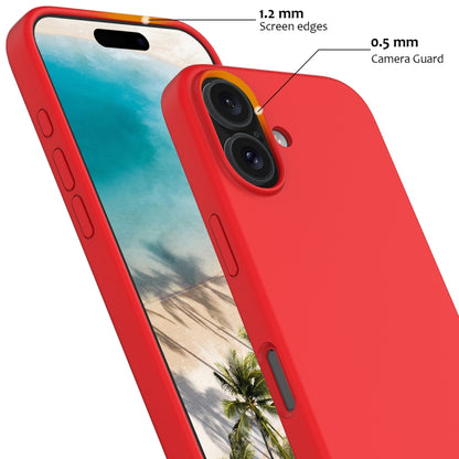 For iPhone 16 Shockproof Silicone Magsafe Phone Case(Red) - iPhone 16 Cases by PMC Jewellery | Online Shopping South Africa | PMC Jewellery | Buy Now Pay Later Mobicred