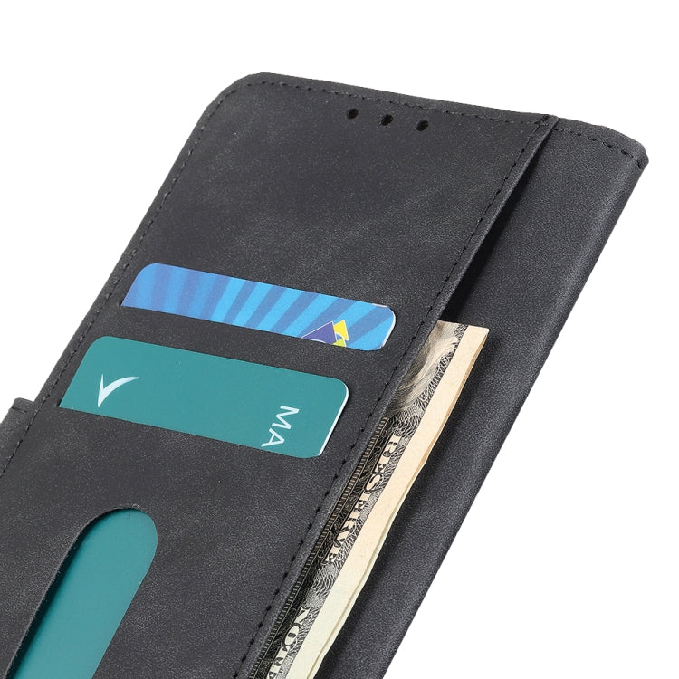 For iPhone 16 KHAZNEH Retro Texture Leather Phone Case(Black) - iPhone 16 Cases by PMC TechLife | Online Shopping South Africa | PMC TechLife | Buy Now Pay Later Mobicred