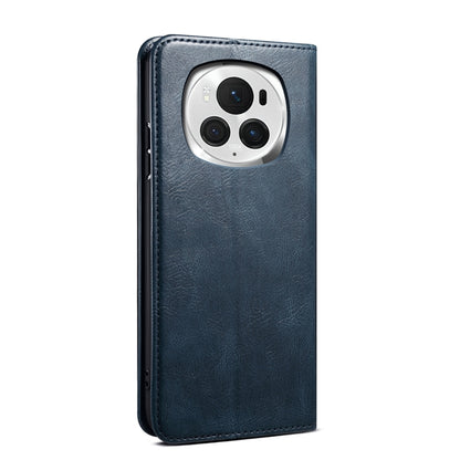 For Honor Magic6 Pro Oil Wax Crazy Horse Texture Leather Phone Case(Blue) - Honor Cases by PMC Jewellery | Online Shopping South Africa | PMC Jewellery | Buy Now Pay Later Mobicred