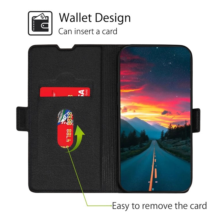 For Infinix Note 40 Pro 4G Ultra-thin Voltage Side Buckle Horizontal Flip Leather Phone Case(Black) - Infinix Cases by PMC TechLife | Online Shopping South Africa | PMC TechLife | Buy Now Pay Later Mobicred
