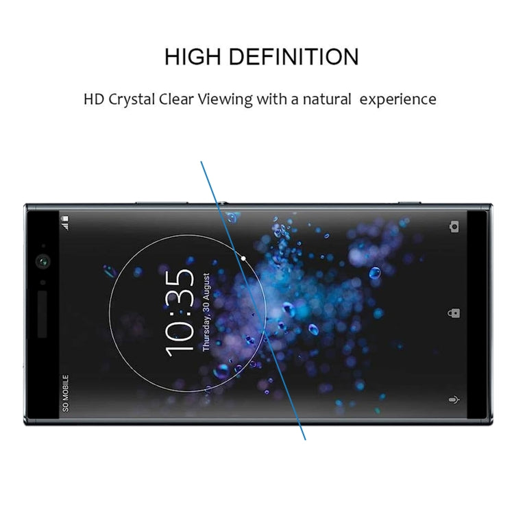 For Sony Xperia XA2 Plus 3D Curved Edge Full Screen Tempered Glass Film - Sony Tempered Glass by PMC Jewellery | Online Shopping South Africa | PMC Jewellery | Buy Now Pay Later Mobicred