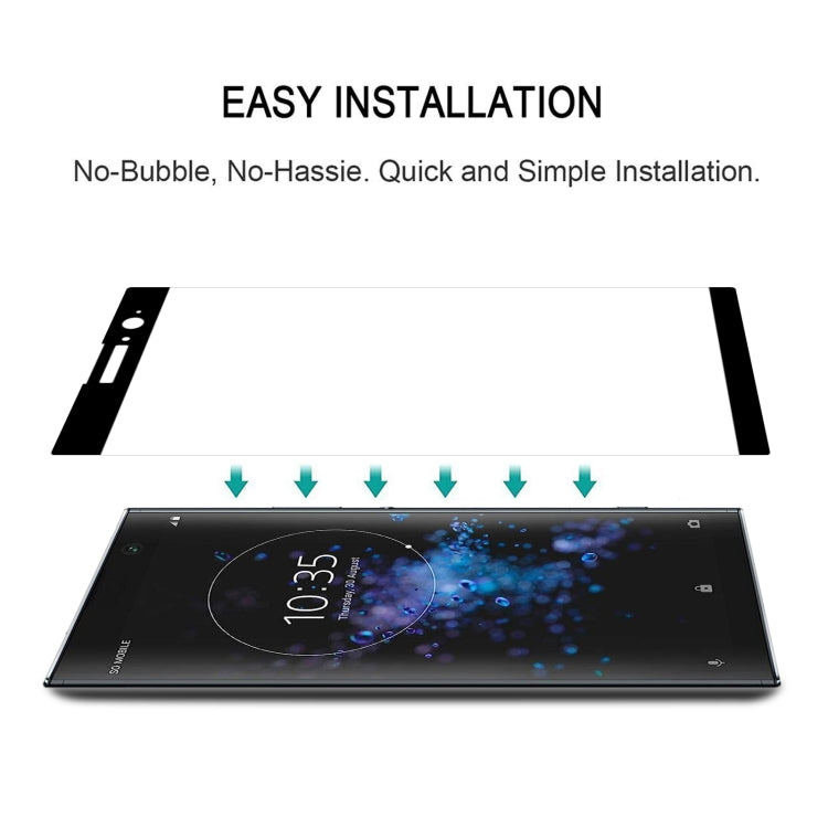 For Sony Xperia XA2 Plus 3D Curved Edge Full Screen Tempered Glass Film - Sony Tempered Glass by PMC Jewellery | Online Shopping South Africa | PMC Jewellery | Buy Now Pay Later Mobicred