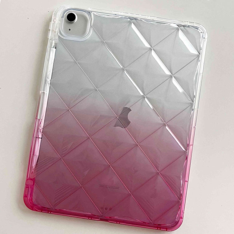 For iPad Air 11 2025 / 2024 Gradient Diamond Plaid TPU Tablet Case(Gradient Pink) - iPad Air 11 2025 / 2024 Cases by PMC Jewellery | Online Shopping South Africa | PMC Jewellery | Buy Now Pay Later Mobicred