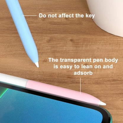 For Xiaomi Stylus Pen 2 Jelly Style Translucent Silicone Protective Pen Case(White) - Pencil Accessories by PMC Jewellery | Online Shopping South Africa | PMC Jewellery