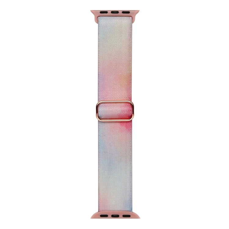 For Apple Watch 4 44mm Painted Pattern Nylon Replacement Watch Band(Symphony Aurora) - free shipping - PMc TechLife - Order now!