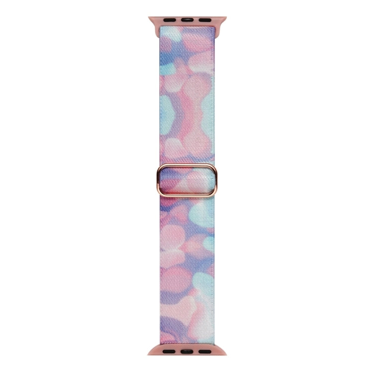 For Apple Watch SE 2023 44mm Painted Pattern Nylon Replacement Watch Band(Water Fluid) - free shipping - PMc TechLife - Order now!