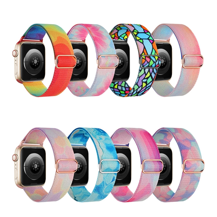 For Apple Watch 42mm Painted Pattern Nylon Replacement Watch Band(Symphony Bubbles) - free shipping - PMc TechLife - Order now!