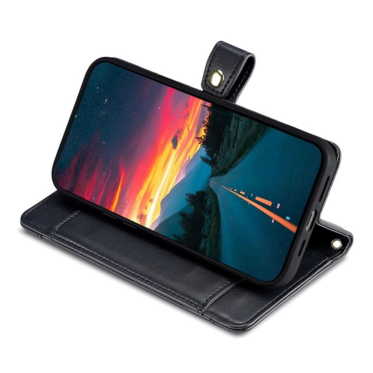 For Tecno Camon 30 Premier 5G Sheep Texture Cross-body Zipper Wallet Leather Phone Case(Black) - Tecno Cases by PMC TechLife | Online Shopping South Africa | PMC TechLife | Buy Now Pay Later Mobicred