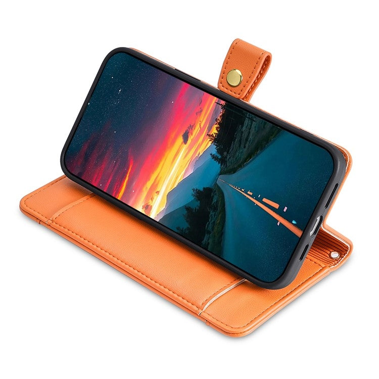 For Sharp Aquos Wish4 Sheep Texture Cross-body Zipper Wallet Leather Phone Case(Orange) - More Brand by PMC TechLife | Online Shopping South Africa | PMC TechLife | Buy Now Pay Later Mobicred