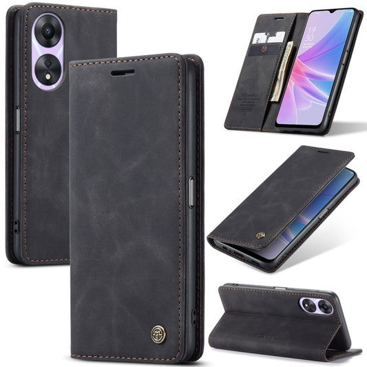 For OPPO A58 5G / A58X 5G CaseMe 013 Multifunctional Horizontal Flip Leather Phone Case(Black) - OPPO Cases by CaseMe | Online Shopping South Africa | PMC Jewellery | Buy Now Pay Later Mobicred