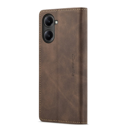 For Realme 10 Pro 5G CaseMe 013 Multifunctional Horizontal Flip Leather Phone Case(Coffee) - Realme Cases by CaseMe | Online Shopping South Africa | PMC Jewellery | Buy Now Pay Later Mobicred