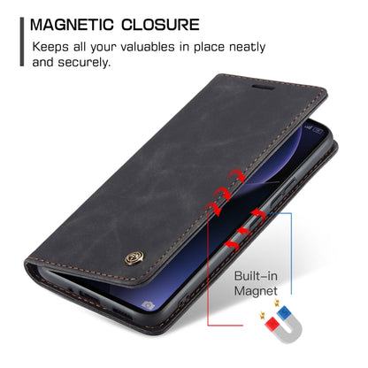 For Xiaomi 13T/13T Pro CaseMe 013 Multifunctional Horizontal Flip Leather Phone Case(Black) - Xiaomi Cases by CaseMe | Online Shopping South Africa | PMC Jewellery | Buy Now Pay Later Mobicred