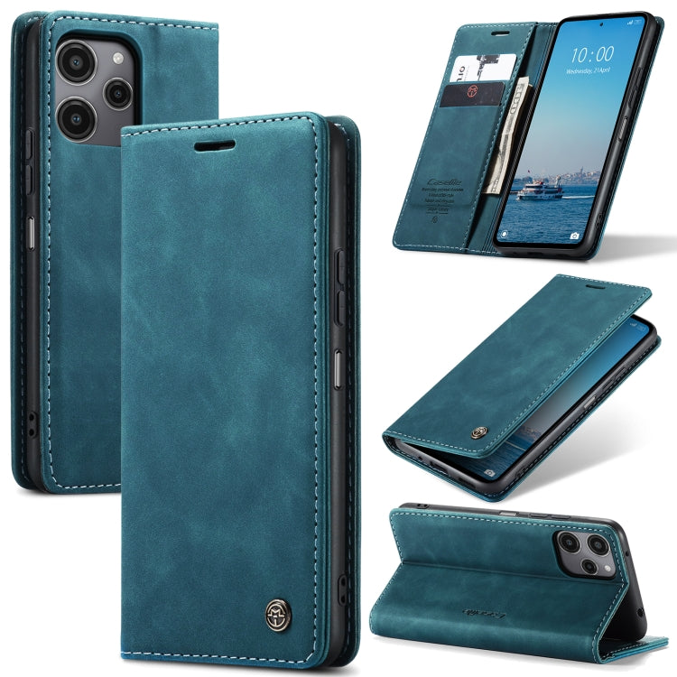 For Xiaomi Redmi 12 4G / 12 5G／Note 12R CaseMe 013 Multifunctional Horizontal Flip Leather Phone Case(Blue) - Xiaomi Cases by CaseMe | Online Shopping South Africa | PMC Jewellery | Buy Now Pay Later Mobicred