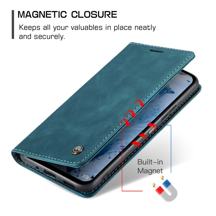 For Xiaomi Redmi Note 13 5G CaseMe 013 Multifunctional Horizontal Flip Leather Phone Case(Blue) - Xiaomi Cases by CaseMe | Online Shopping South Africa | PMC Jewellery | Buy Now Pay Later Mobicred