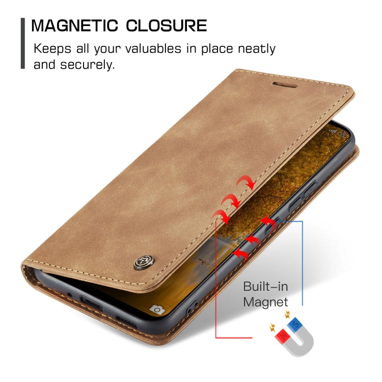 For Xiaomi Redmi Note 13 Pro 4G CaseMe 013 Multifunctional Horizontal Flip Leather Phone Case(Brown) - Xiaomi Cases by CaseMe | Online Shopping South Africa | PMC Jewellery | Buy Now Pay Later Mobicred