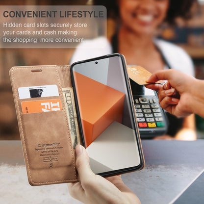 For Xiaomi Redmi Note 13 Pro+ CaseMe 013 Multifunctional Horizontal Flip Leather Phone Case(Brown) - Xiaomi Cases by CaseMe | Online Shopping South Africa | PMC Jewellery | Buy Now Pay Later Mobicred