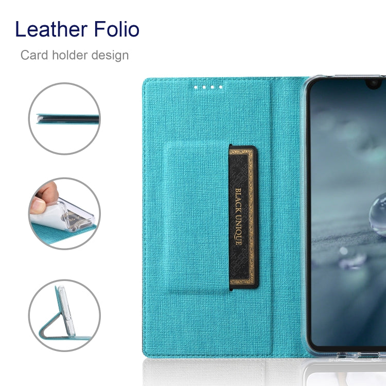 For Sharp Aquos Wish 3 ViLi DMX Series Shockproof TPU + PU Leather Magnetic Attraction Horizontal Flip Case(Blue) - More Brand by ViLi | Online Shopping South Africa | PMC Jewellery | Buy Now Pay Later Mobicred