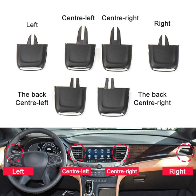 For Buick LaCrosse 2016-2021 Left-hand Drive Car Air Conditioning Air Outlet Paddle 26680098, Type:Front Row Left Side - Air Conditioning System by PMC Jewellery | Online Shopping South Africa | PMC Jewellery | Buy Now Pay Later Mobicred