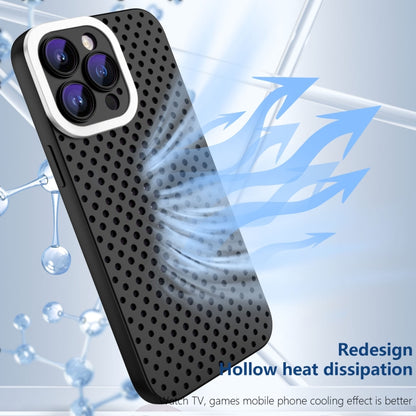 For iPhone 13 Pro Max Hollow Heat Dissipation TPU Phone Case(Black) - iPhone 13 Pro Max Cases by PMC Jewellery | Online Shopping South Africa | PMC Jewellery