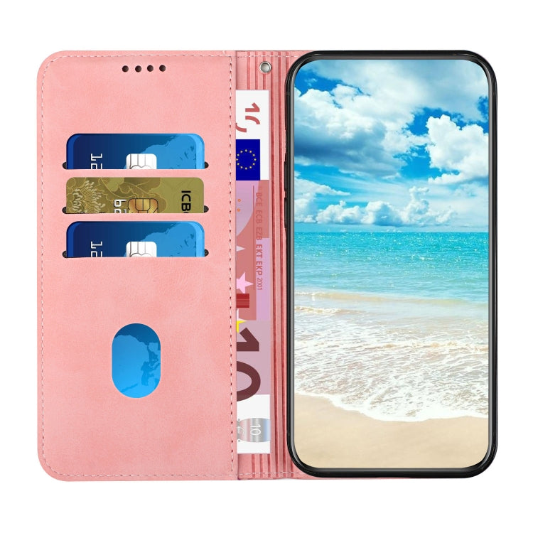 For Xiaomi Redmi K70 / K70 Pro Diamond Splicing Skin Feel Magnetic Leather Phone Case(Rose Gold) - K70 Pro Cases by PMC Jewellery | Online Shopping South Africa | PMC Jewellery | Buy Now Pay Later Mobicred