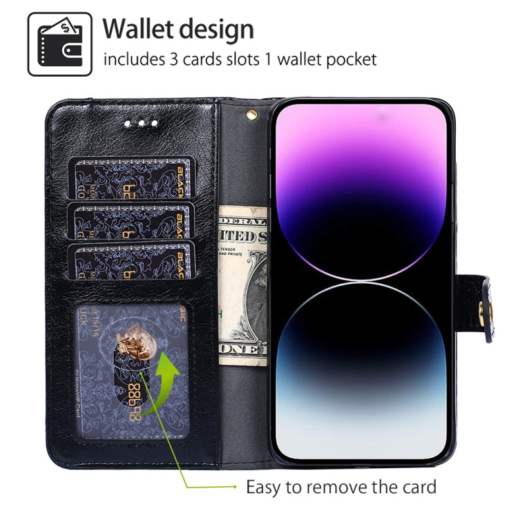 For Realme 12 5G Zipper Bag Leather Phone Case(Black) - Realme Cases by PMC TechLife | Online Shopping South Africa | PMC TechLife | Buy Now Pay Later Mobicred