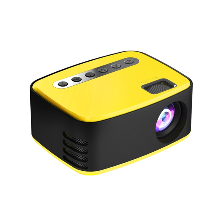 T20 320x240 400 Lumens Basic Version Portable Home Theater LED HD Digital Projector, Plug Type:EU Plug(Yellow) - LED Projector by PMC Jewellery | Online Shopping South Africa | PMC Jewellery | Buy Now Pay Later Mobicred