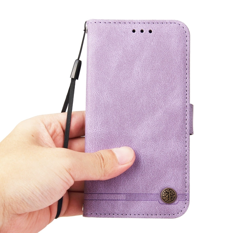For iPhone 16 Plus Skin Feel Life Tree Leather Phone Case(Purple) - iPhone 16 Plus Cases by PMC TechLife | Online Shopping South Africa | PMC TechLife | Buy Now Pay Later Mobicred