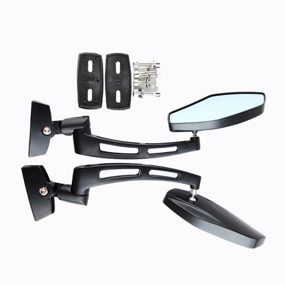 1Pair SF-062 Motorcycle Modified Rearview Mirror Reflective Mirror(Black) - Side Mirrors by PMC Jewellery | Online Shopping South Africa | PMC Jewellery | Buy Now Pay Later Mobicred