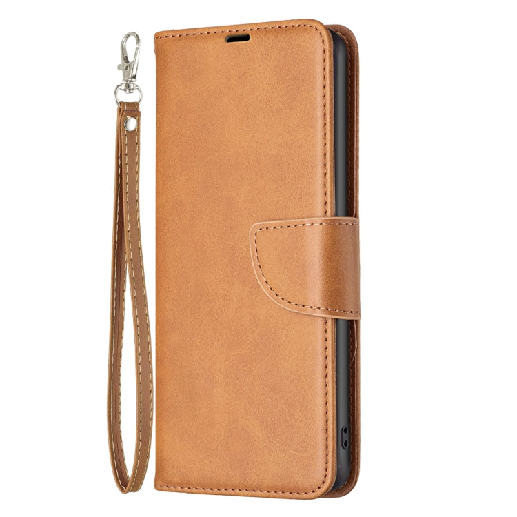 For iPhone 16 Pro Max Lambskin Texture Pure Color Flip Leather Phone Case(Yellow) - iPhone 16 Pro Max Cases by PMC TechLife | Online Shopping South Africa | PMC TechLife | Buy Now Pay Later Mobicred
