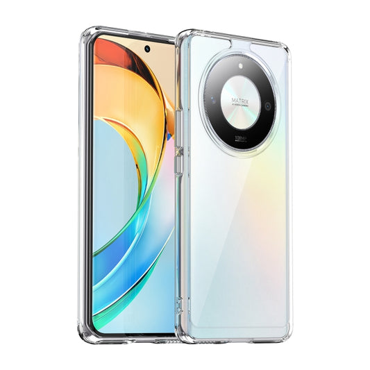 For Honor Magic6 Lite 5G Colorful Series Acrylic Hybrid TPU Phone Case(Transparent) - Honor Cases by PMC Jewellery | Online Shopping South Africa | PMC Jewellery | Buy Now Pay Later Mobicred